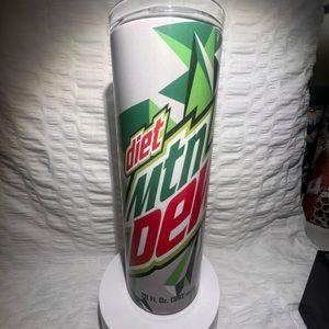 Custom Sublimation Tumbler Diet Mountain Dew Drink Can 20oz